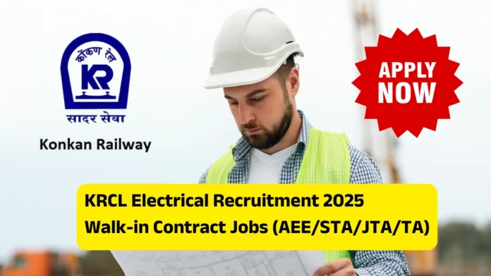 KRCL Electrical Recruitment 2025